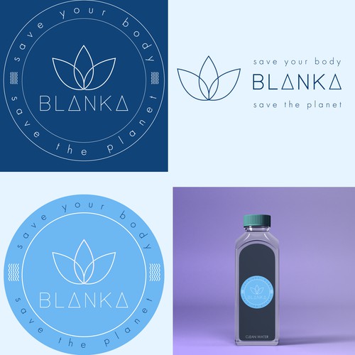 Aesthetic and minimalistic logo for BLANKA