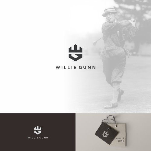 Original logo for golf apparel company, Willie Gunn