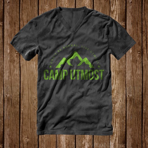 Eye Catching  Summer Camp T-shirt