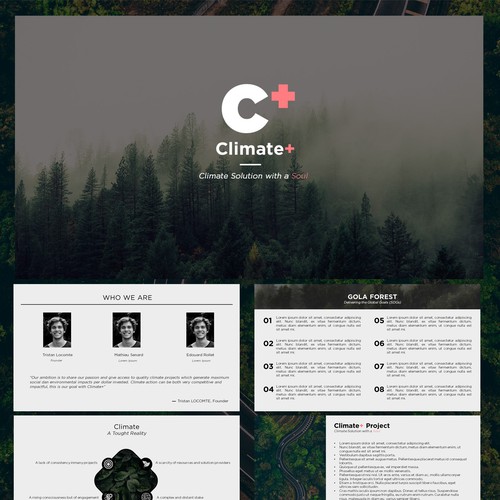 PowerPoint template for environmental topic