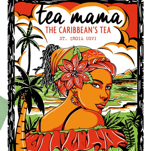 T-shirt for Tea Mama company