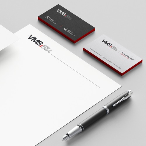 Clean stationery design