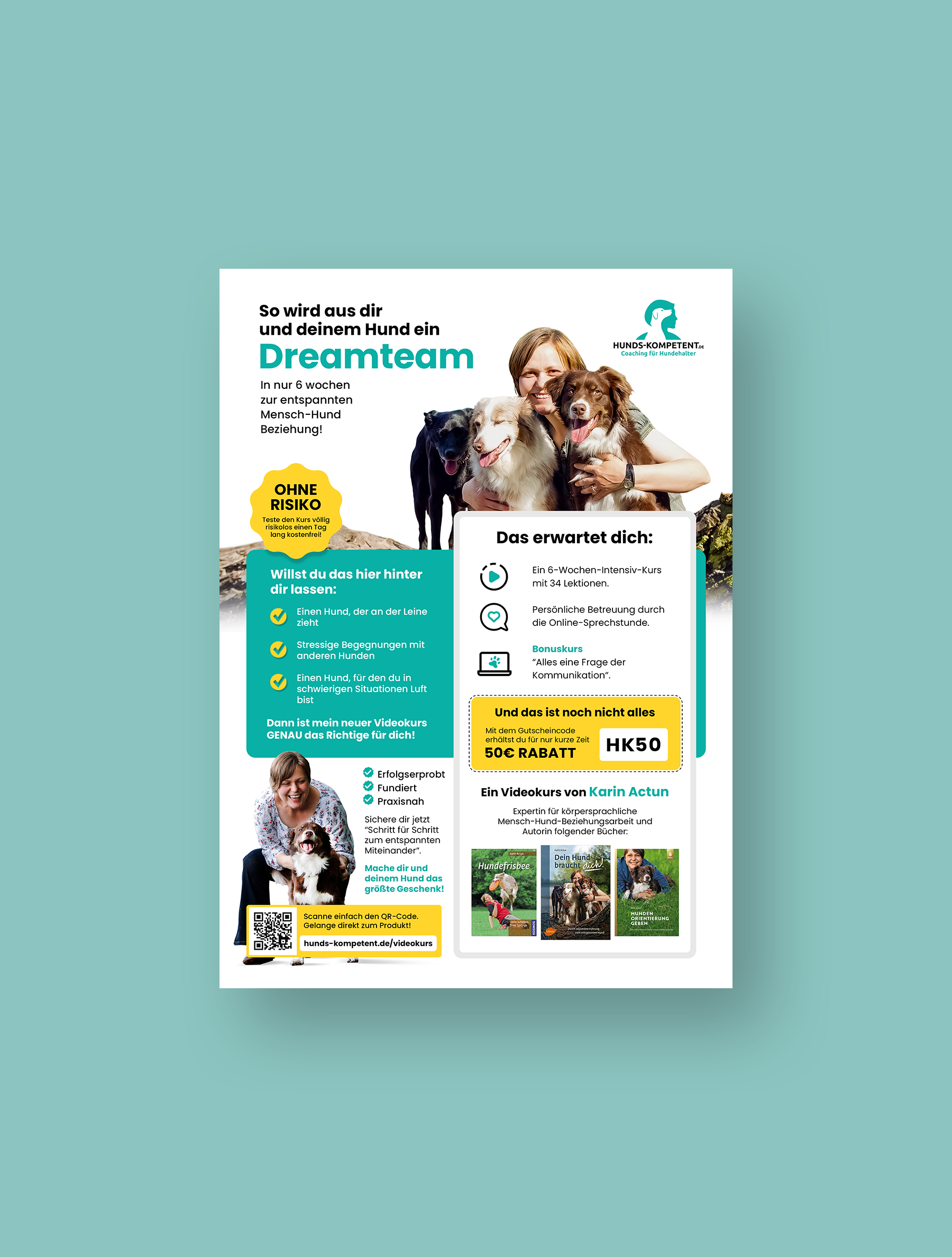 Flyer Hundetraining Videokurs