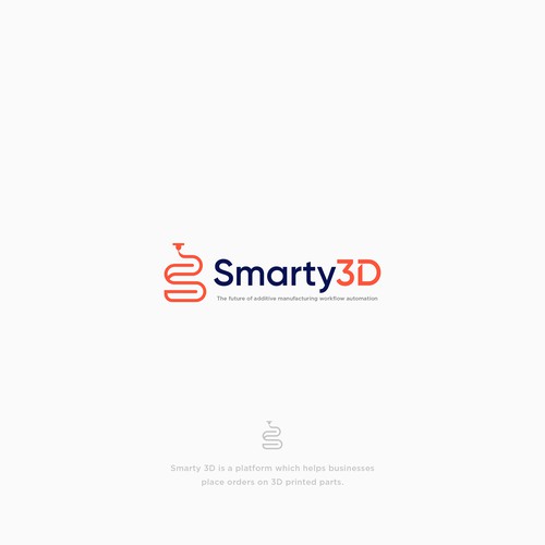 Logo for a 3D software company