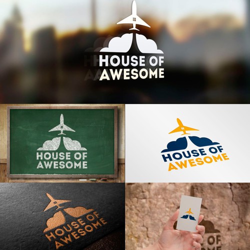 House of Awesome: Logo for digital coworking space in Copenhagen