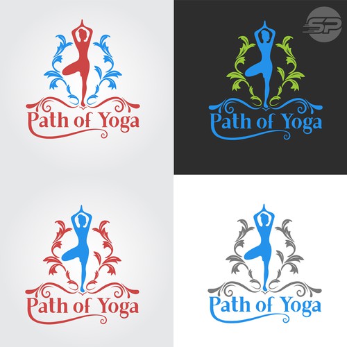 Logo for a Yoga School