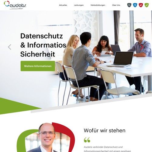 Cyber Security Company Website Design