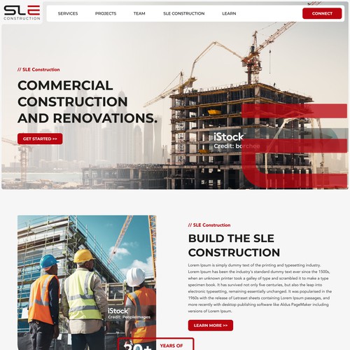 SLE Construction Website