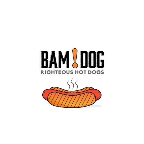 Hot dog's gourmet logo