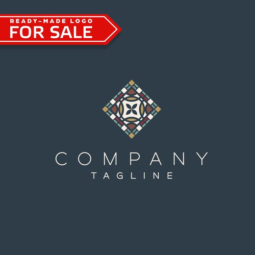 Tile company logo design