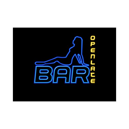 Neon Bar Sign Design