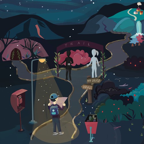 Illustration for Book Cover Design