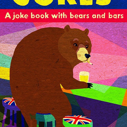 "Bad British Jokes" Book cover (Winner)