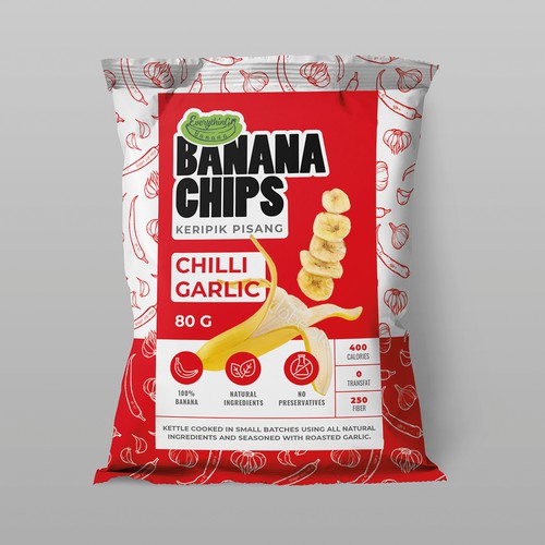 Banana Chips Packaging Concept