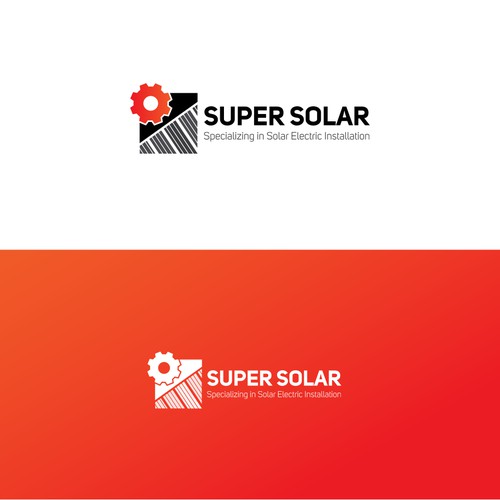 Super Solar brand logo design