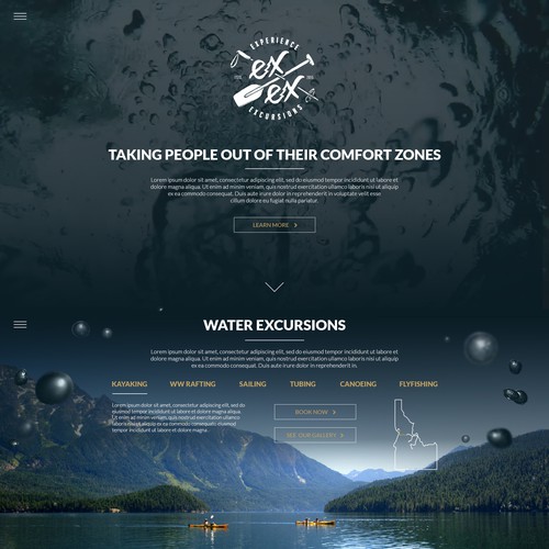 Webdesign for Extreme Outdoor Excursions