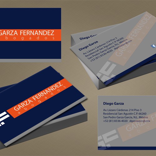 Garza Fernández Abogados necesita un nuevo logo and business card