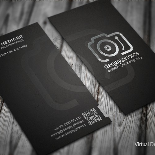 Business Card Design for Deejay Photos