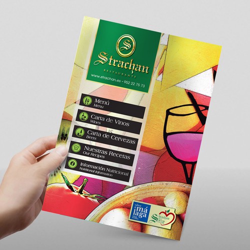 Strachan Menu book