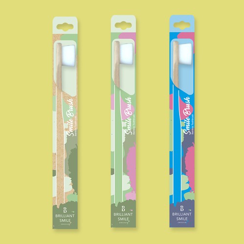 Playful toothbrush packaging design