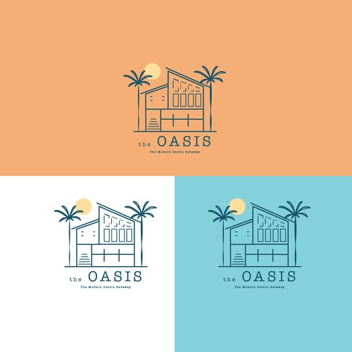 Logo for beach house