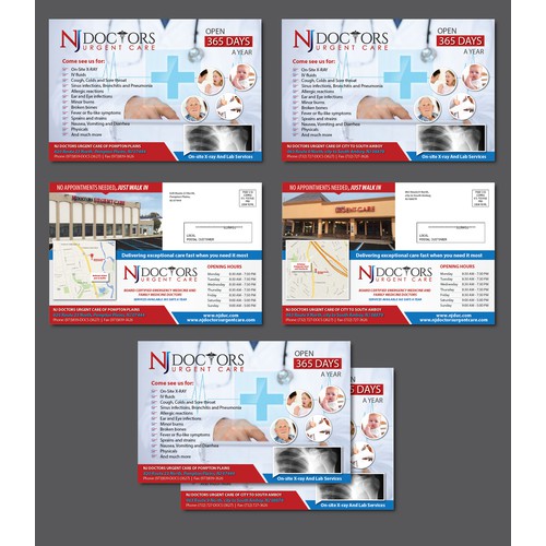 Create an eye-catching Mailer for a brand new Urgent Care center!