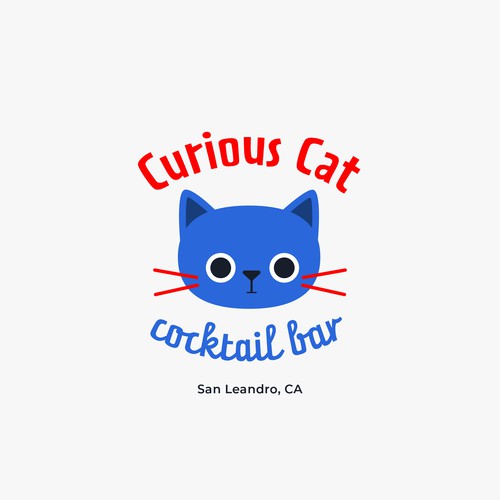 'Curious Cat Cocktail Bar' logo