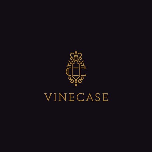 Logo for a premium wine selling company