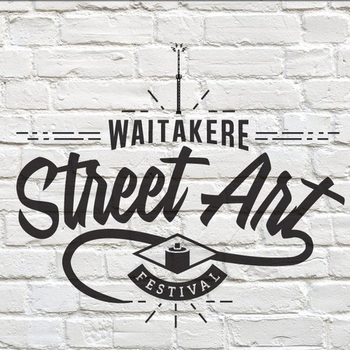 Logo designed for contemporary street art festival.