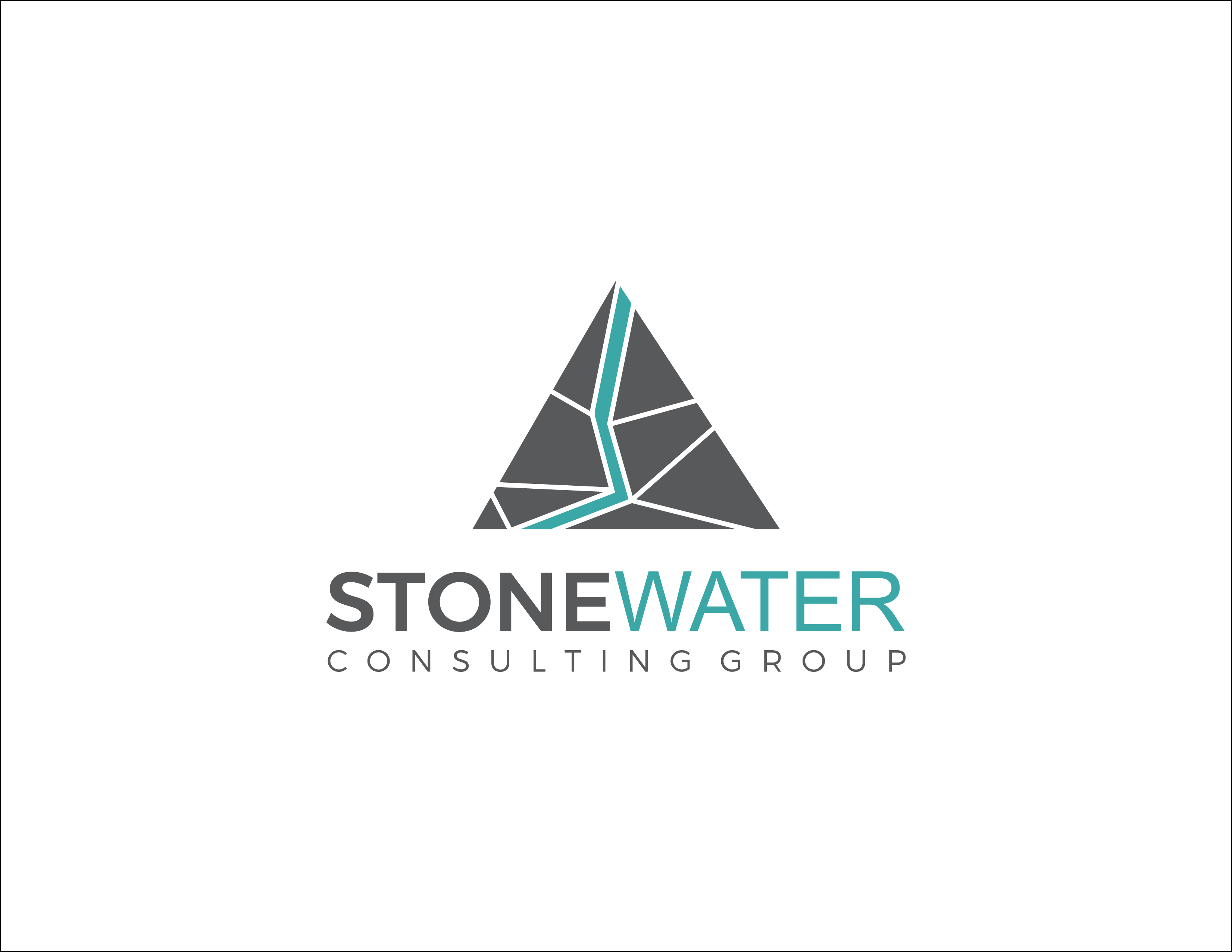 Abstract and clean for a professional consulting firm