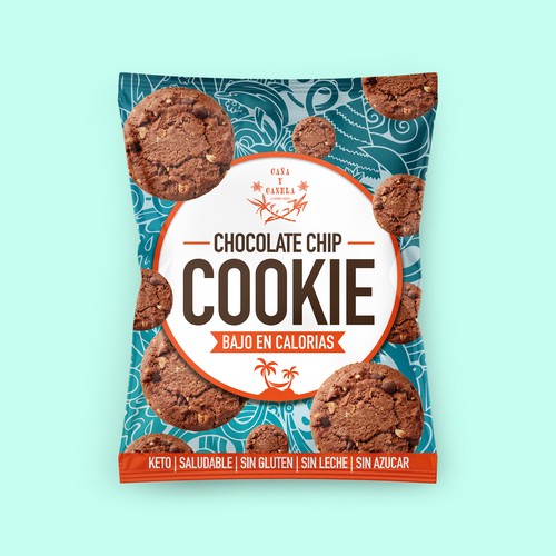 Low in Calories cookie packaging