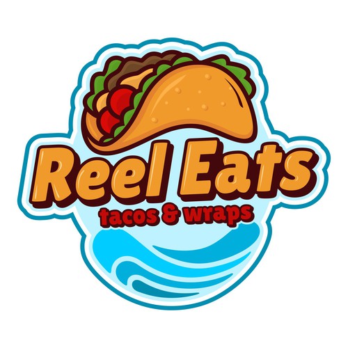 Logo concept of Tacos and Wraps Restaurant