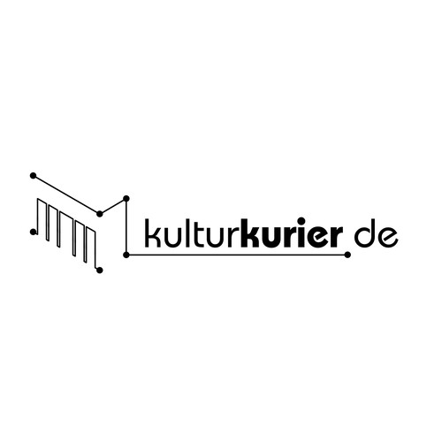 Horizontal website logo concept for German cultural events software company