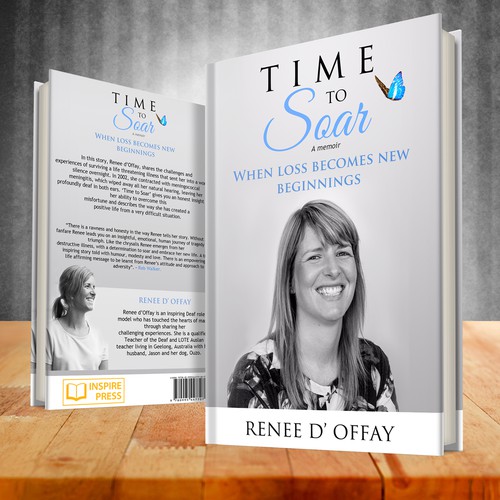 Winning cover design for Book "Time to Soar" by Renee D' Offay