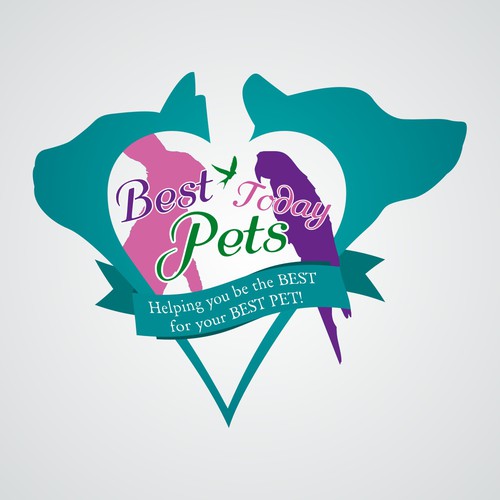 Logo for a pet information website - Best Pets Today