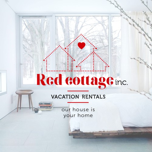 Logo concept for vacation rentals company