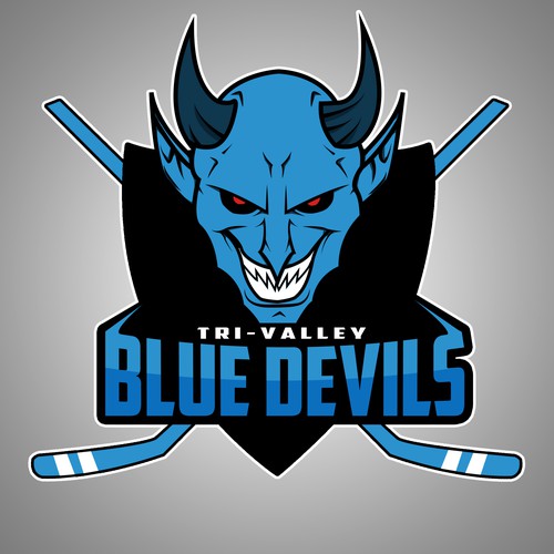 Conceito de logotipo para o time Tri-Valley Blue Devils