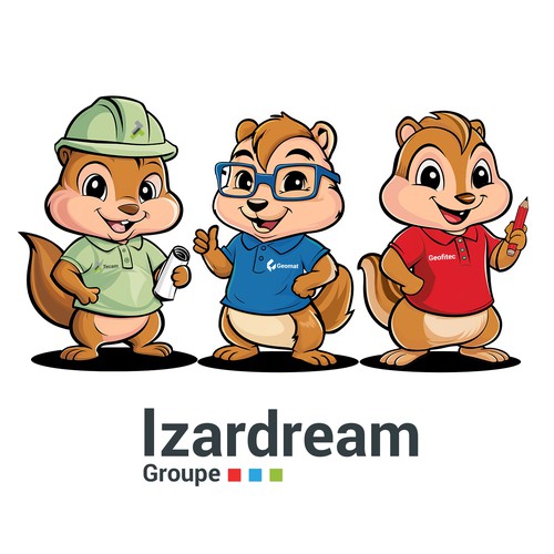 Character Mascot for Groupe Izardream