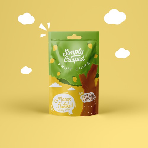 Packaging concept for Simply Crisped Fruit Chips