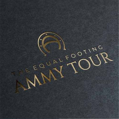 Elegant & sophisticated logo for The Equal footing Ammy Tour