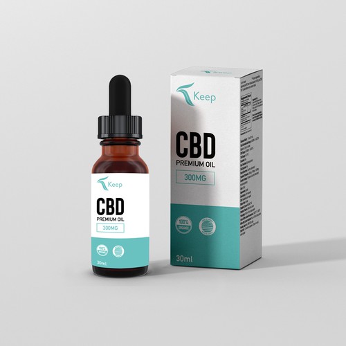 Hemp Drop Tincture Label and Box Design