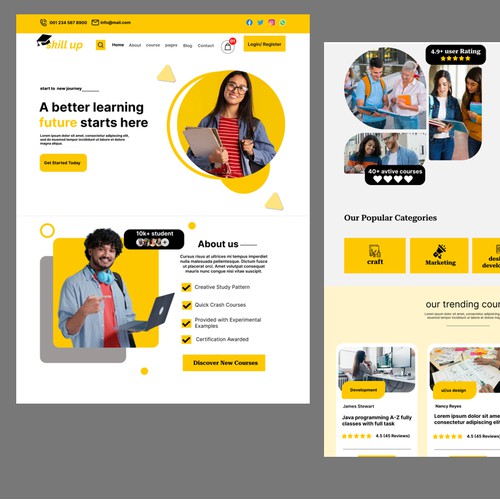 Online Education website