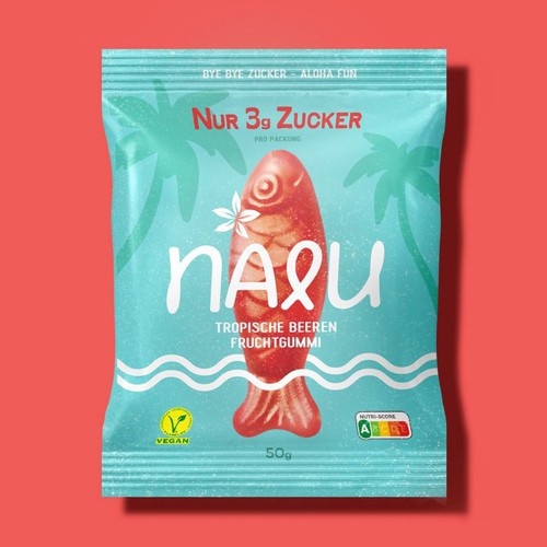 Logo & packaging design for Tropical candy