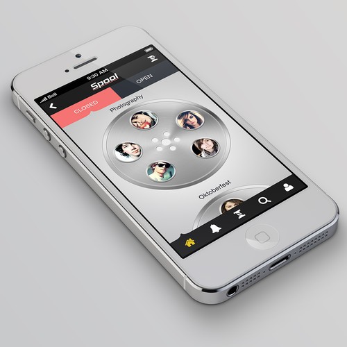 Seeking clean flat design for Social Video App