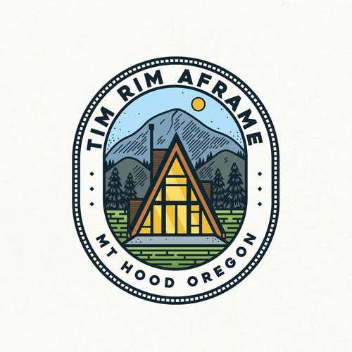 Logo design for Aframe Cabin 