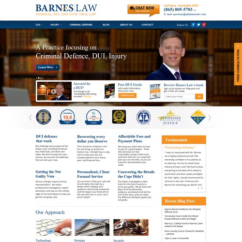  An attorney website