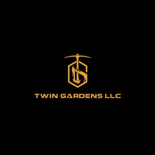 Bold logo concept for "Twin Gardens LLC"