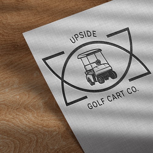 Upside colf cart logo