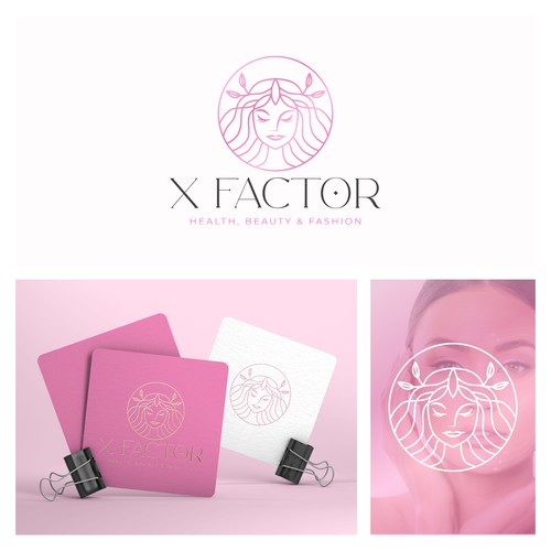 feminine logo design for beauty brand