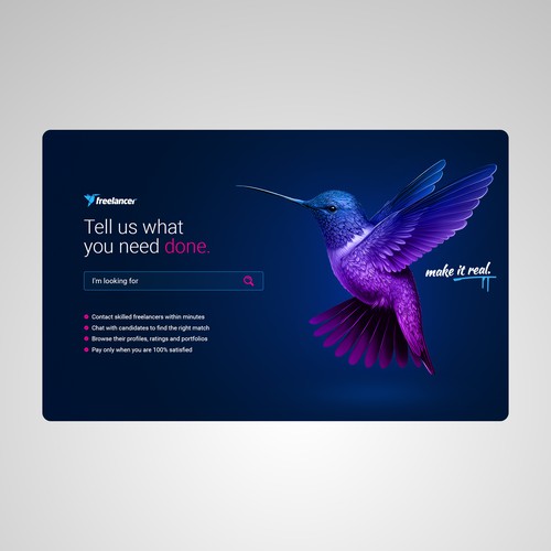 Pop- Up design for freelancer website
